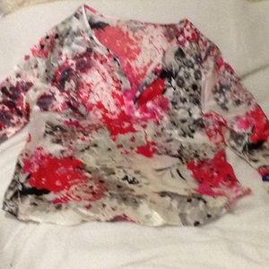Pendleton NWT vibrant silk pullover top